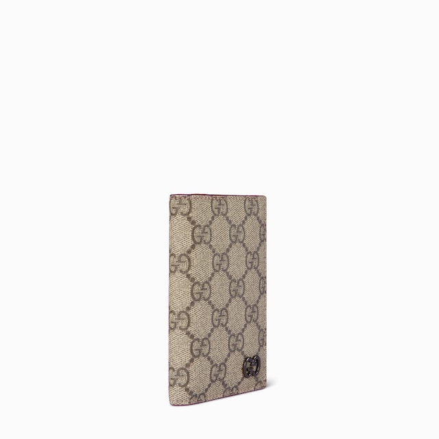 Gucci Rosso Ancora red interior long card case