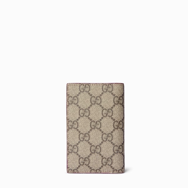 Gucci Rosso Ancora red interior long card case