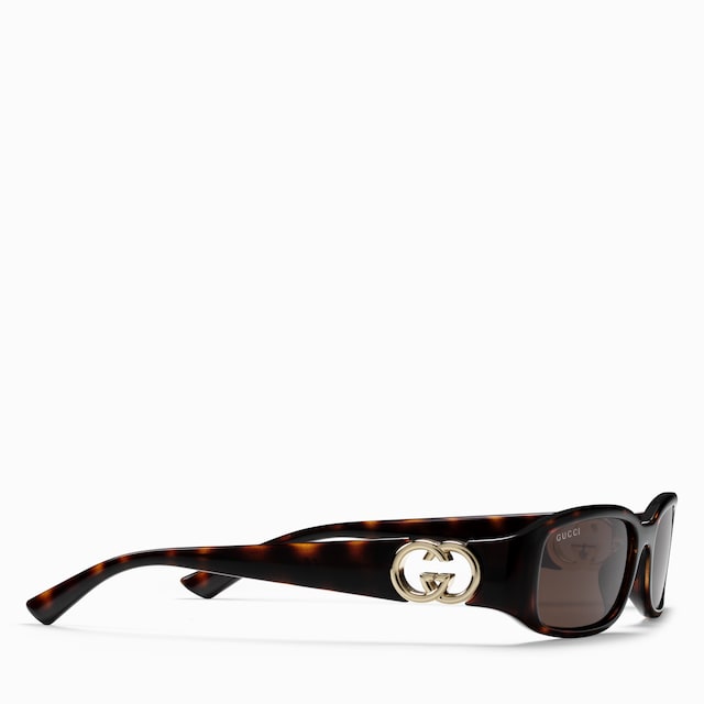 Rectangular frame sunglasses