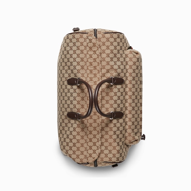 GG canvas large duffle bag