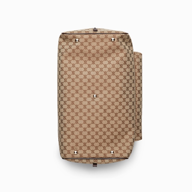 GG canvas large duffle bag
