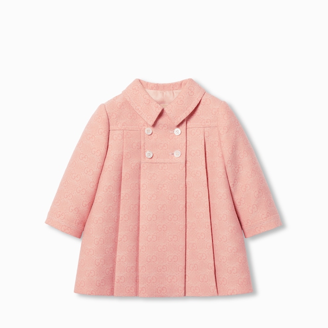 Baby GG wool flannel coat