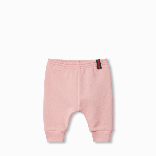 Baby denim pants with Web in light blue | GUCCI® US