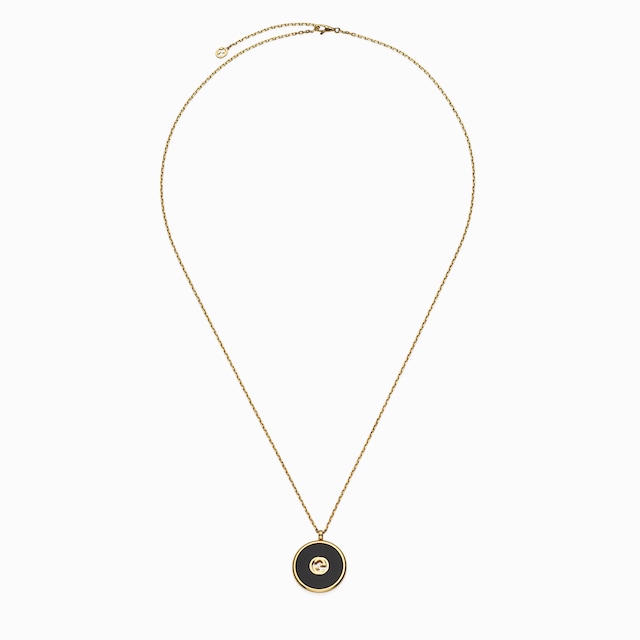 Collana a catena lunga Gucci Interlocking 18 carati