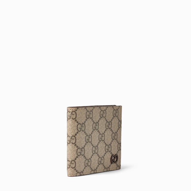 Brown interior GG bi-fold wallet 