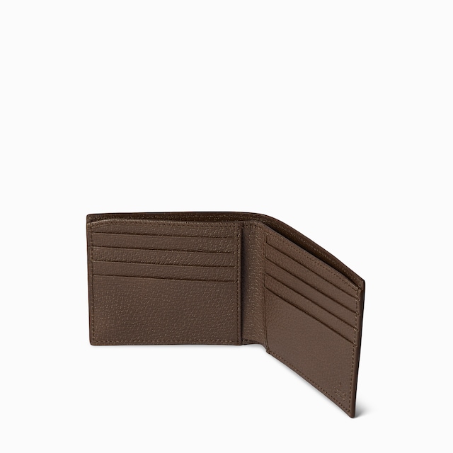 Brown interior GG bi-fold wallet 