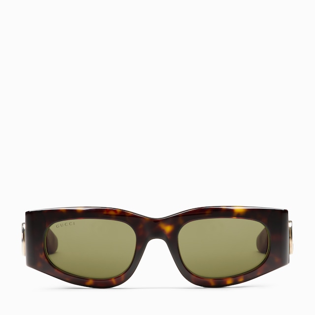 ＊GUCCI＊ Rectangular Sunglasses Rectangular frame sunglasses in black injection | GUCCI® US