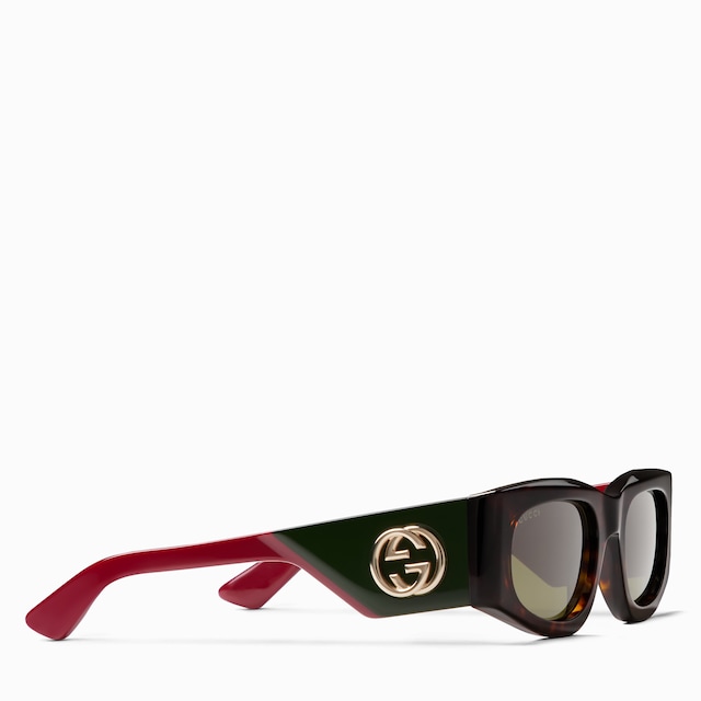 Sonnenbrille mit rechteckigem Rahmen