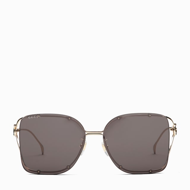 Sonnenbrille mit eckigem Rahmen