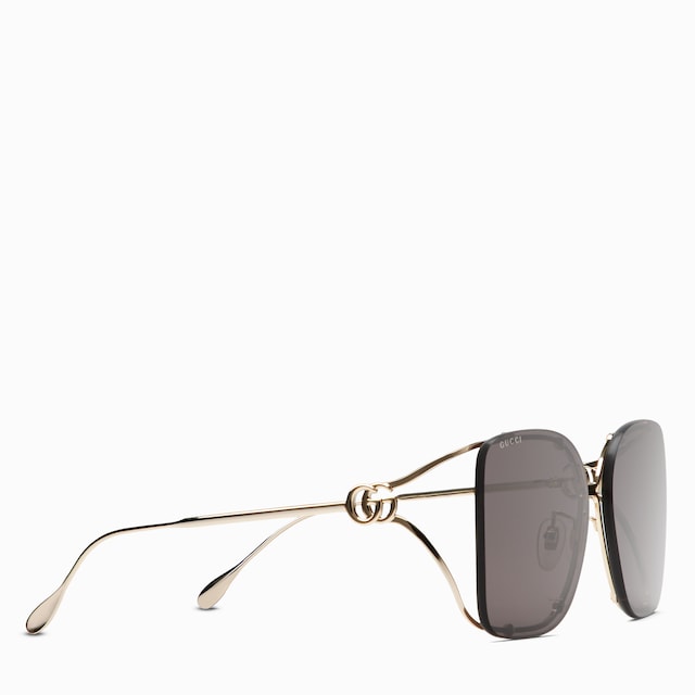 Sonnenbrille mit eckigem Rahmen