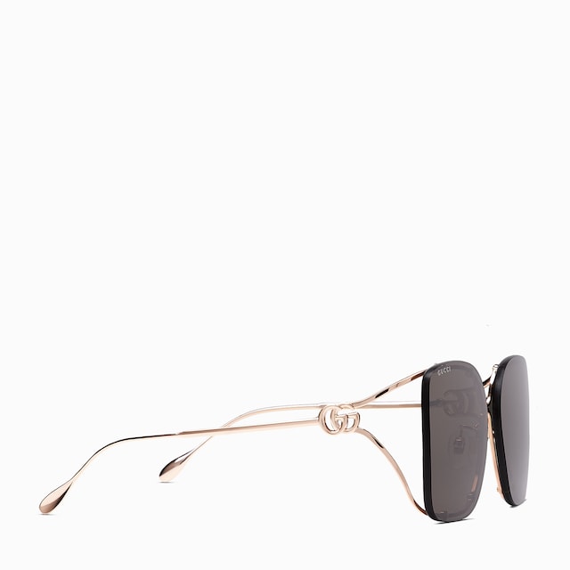 Sonnenbrille mit eckigem Rahmen