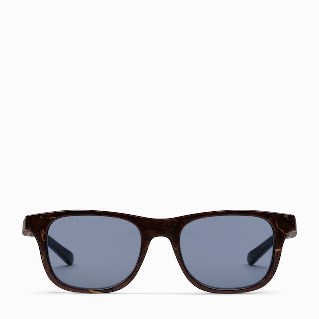 Sonnenbrille mit eckigem Rahmen