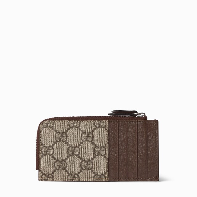 กระเป๋าใส่บัตร GG zip card case with GG detail