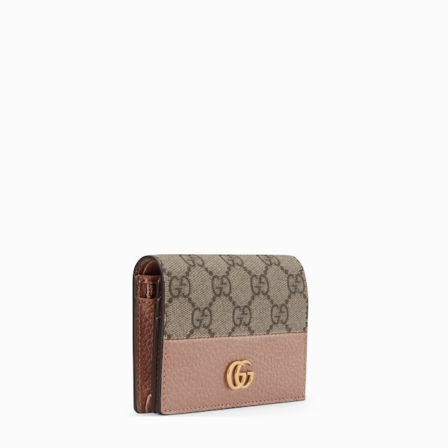 GG Marmont bi-colour card case wallet