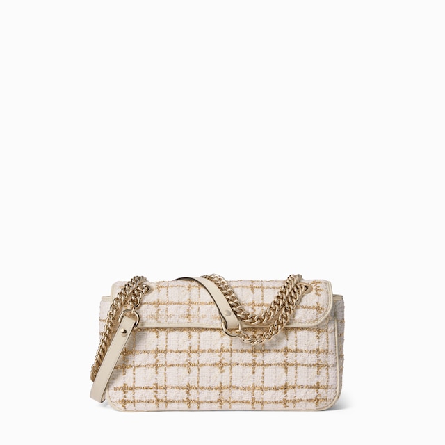 Sac à épaule GG Marmont avec broderies moyen format