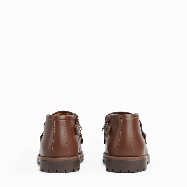 Kleinkinder-Stiefel aus Leder mit Horsebit