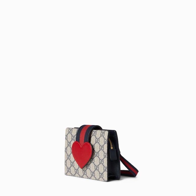 Children's GG handbag with heart