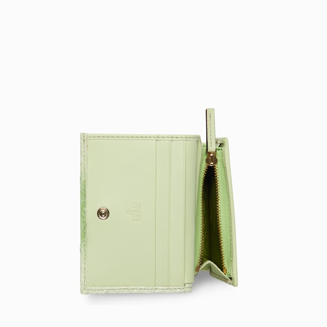 GG Marmont python card case wallet