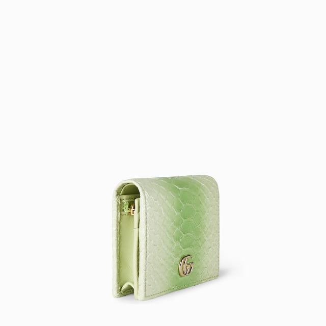 GG Marmont python card case wallet