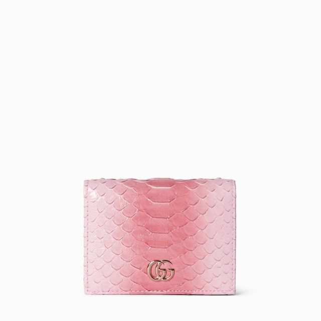 Кошелек для карт GG Marmont из кожи питона