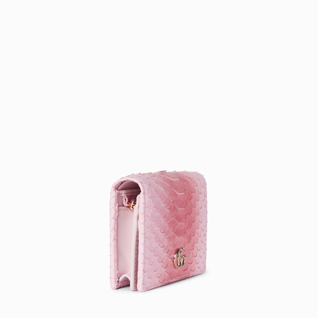 Кошелек для карт GG Marmont из кожи питона