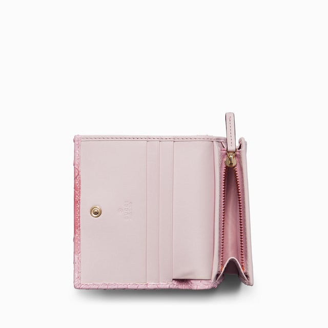 Кошелек для карт GG Marmont из кожи питона