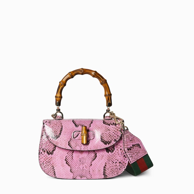 Gucci Bamboo 1947 small python bag