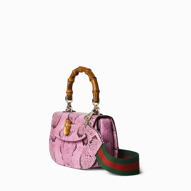 Gucci Bamboo 1947 small python bag