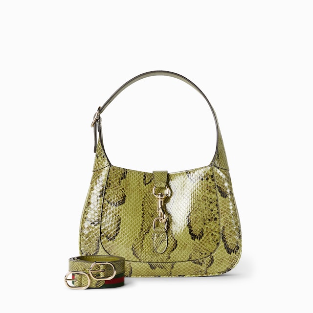Сумка на плечо Gucci Jackie из кожи питона