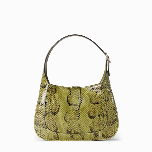 Сумка на плечо Gucci Jackie из кожи питона