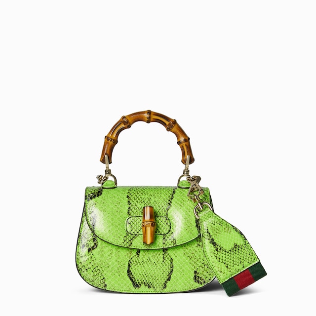 Gucci Bamboo 1947 mini python bag