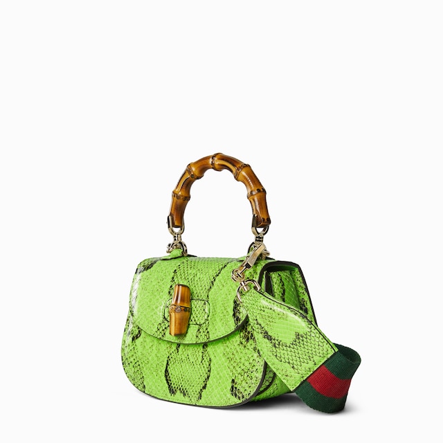 Gucci Bamboo 1947 mini python bag