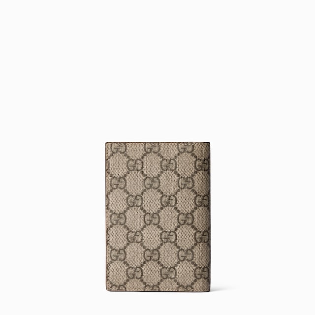 Brown interior GG passport case