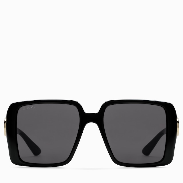 Square frame sunglasses in black | GUCCI® US