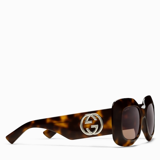 Rectangular frame sunglasses