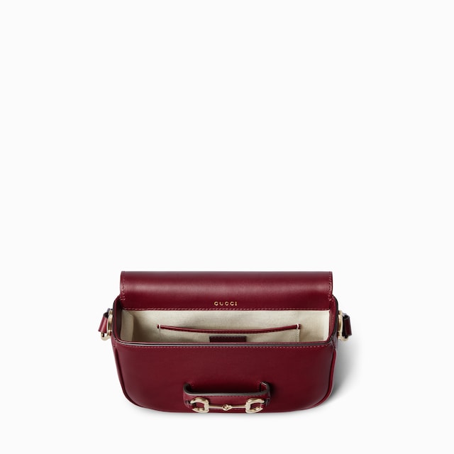 Borsa a spalla Gucci Horsebit 1955 Soft misura piccola
