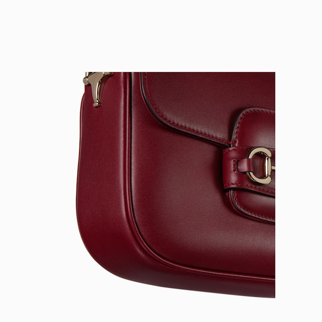 Borsa a spalla Gucci Horsebit 1955 Soft misura piccola
