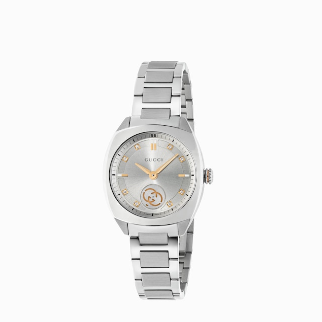Gucci Interlocking watch, 29mm in steel | GUCCI® US