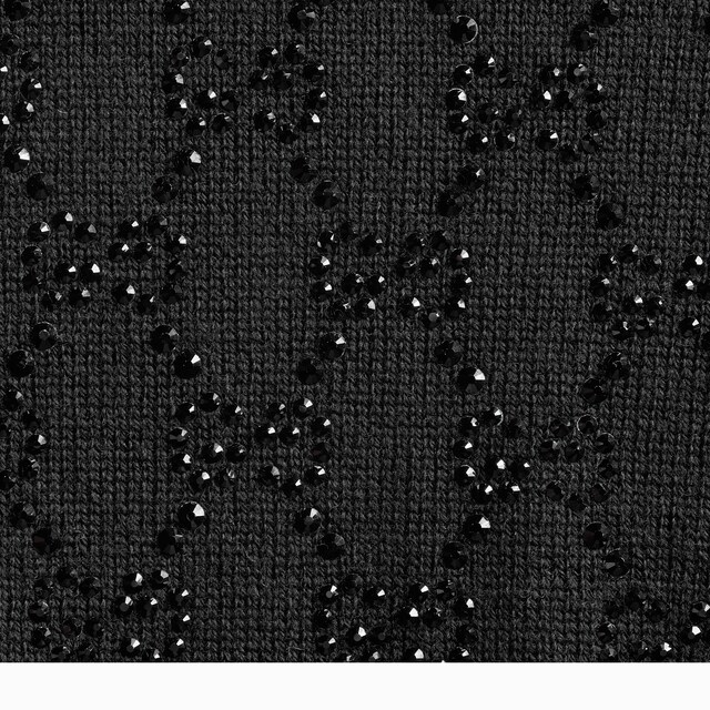 Fine wool GG crystal cardigan