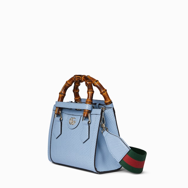 Миниатюрная сумка-тоут Gucci Diana из кожи питона