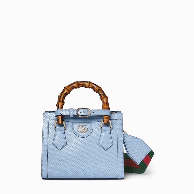 Gucci Diana mini python tote bag