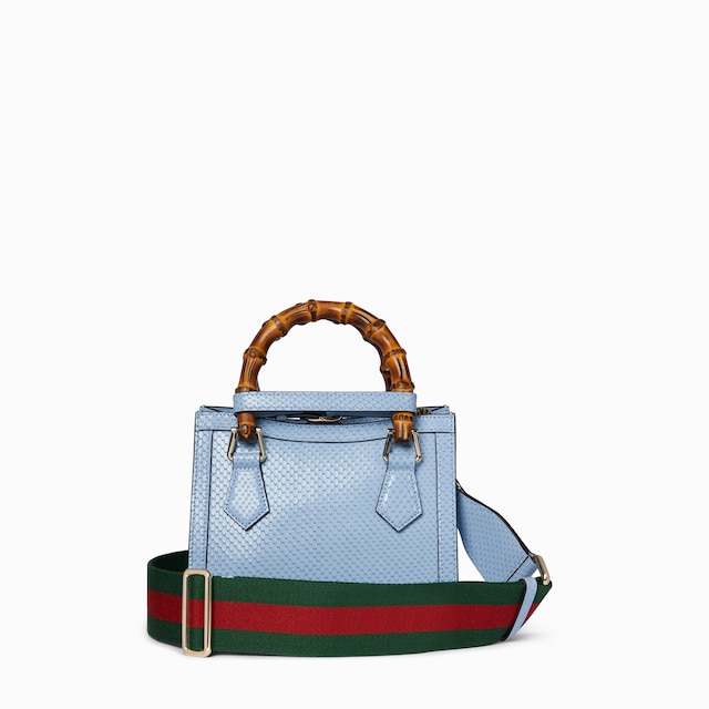 Gucci Diana mini python tote bag