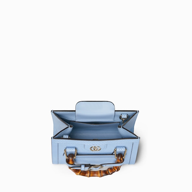 Gucci Diana mini python tote bag