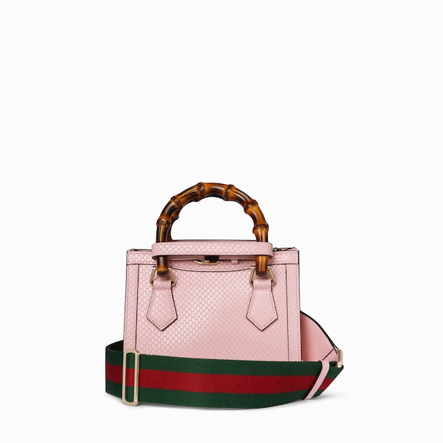 Gucci Diana mini python tote bag