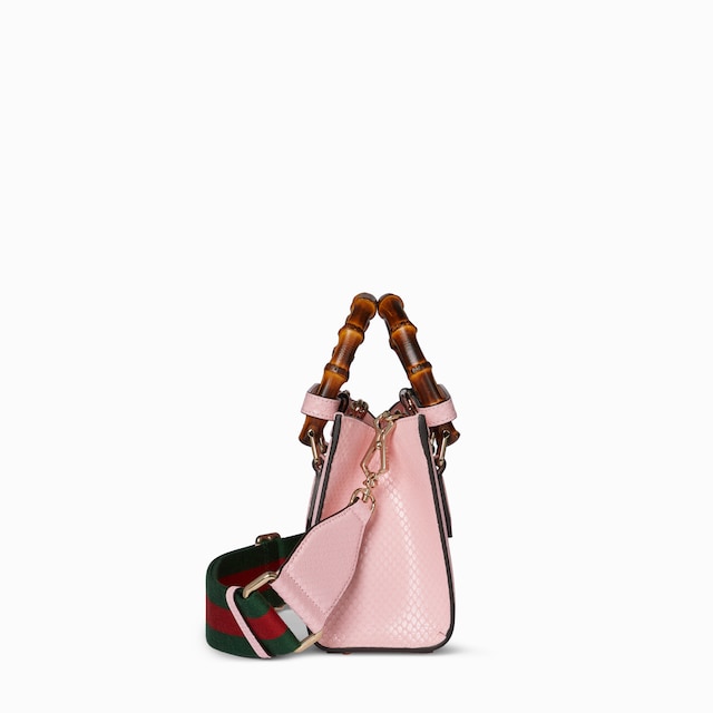 Gucci Diana mini python tote bag