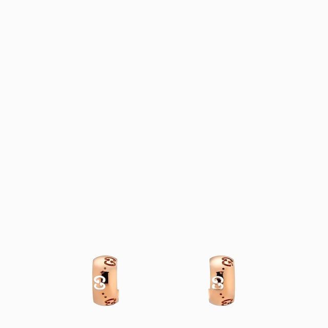 Icon 18k GG hoop earrings