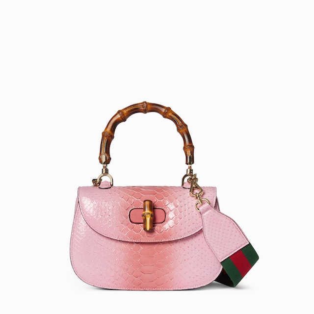 Gucci Bamboo 1947 python small bag