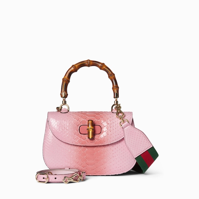 Gucci Bamboo 1947 python small bag