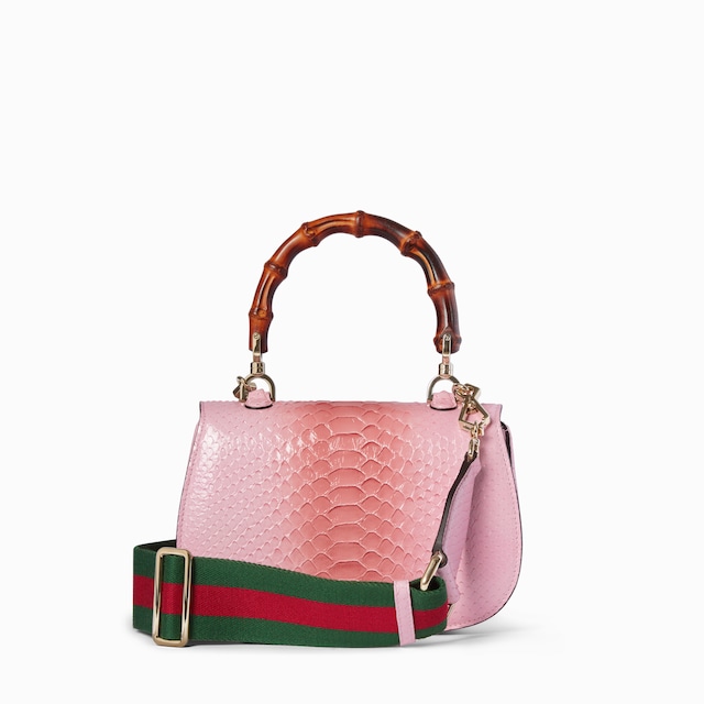 Gucci Bamboo 1947 python small bag