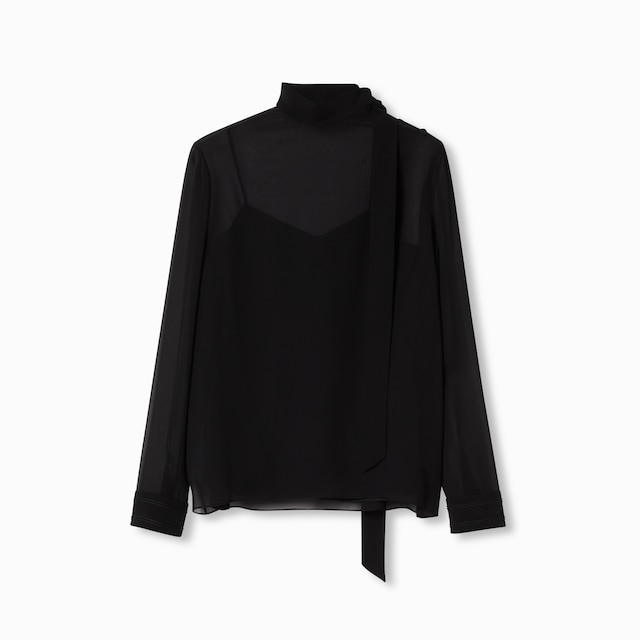 Silk georgette top